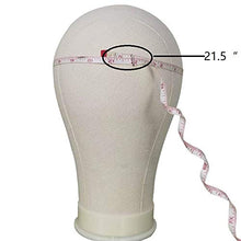 Cargar imagen en el visor de la galería, Cabeza de bloque de tela de poliéster soporte para exhibición de peluca #21