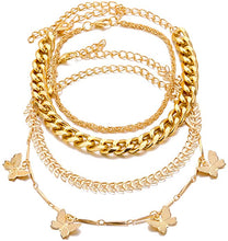 Cargar imagen en el visor de la galería, Pulsera de color oro combinación NDP-53