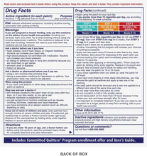 Cargar imagen en el visor de la galería, Parche transparente para la fase 3 de Nicoderm para dejar de fumar NDP91