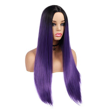 Cargar imagen en el visor de la galería, Pelucas para mujeres con raíces oscuras #30