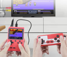 Cargar imagen en el visor de la galería, Consola de juegos de mano, diseño retro con 400 juegos clásicos