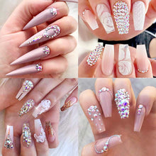 Cargar imagen en el visor de la galería, 500 puntas falsas de uñas postizas de acrílico de media cubierta