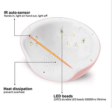 Cargar imagen en el visor de la galería, Secador de Uñas UV LED Lámpara de Uñas 24W