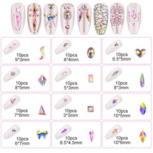 Cargar imagen en el visor de la galería, 1728 piezas de diamantes de imitación de uñas