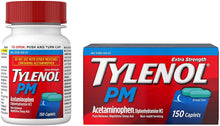 Cargar imagen en el visor de la galería, Tylenol cápsula PM extra fuerte para aliviar el dolor y ayudar a dormir
