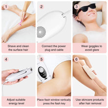Cargar imagen en el visor de la galería, Sistema de Depilación para Mujeres y Hombre Actualización sin Dolor a 99.0000 Flashes NDP-17