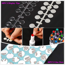 Cargar imagen en el visor de la galería, 500 puntas falsas de uñas postizas de acrílico de media cubierta