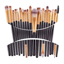 Cargar imagen en el visor de la galería, Juego de 20 brochas de maquillaje NDP47