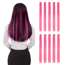 Cargar imagen en el visor de la galería, Extensiones de cabello rectas para highlights NDP-38