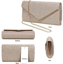 Cargar imagen en el visor de la galería, Bolso de mano para mujer, con diamantes NDP-85