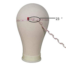 Cargar imagen en el visor de la galería, Cabeza de bloque de tela de poliéster soporte para exhibición de peluca #21