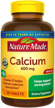 Cargar imagen en el visor de la galería, Calcio 600 mg con vitamina D3