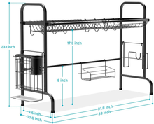 Cargar imagen en el visor de la galería, Escurridor de platos de acero inoxidable NDP134