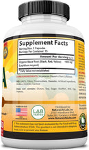 Cargar imagen en el visor de la galería, Cápsulas veganas de maca orgánicas negro, rojo, amarillo 150 cápsulas