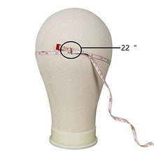 Cargar imagen en el visor de la galería, Cabeza de bloque de tela de poliéster soporte para exhibición de peluca #21