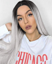 Cargar imagen en el visor de la galería, Pelucas para mujeres con raíces oscuras #30