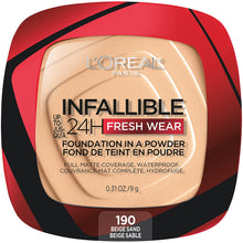 Cargar imagen en el visor de la galería, L'Oreal Paris - Maquillaje base en polvo Infallible Fresh Wear, hasta 24 horas de uso