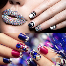 Cargar imagen en el visor de la galería, 1728 piezas de diamantes de imitación de uñas