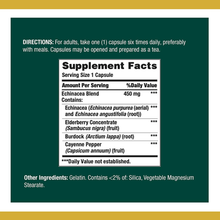 Cargar imagen en el visor de la galería, Equinácea apoya la salud inmunológica, 450 mg, 100 cápsulas