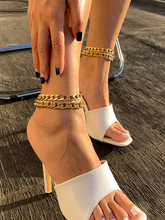 Cargar imagen en el visor de la galería, Tobillera de cadena simple 2pcs ✅