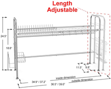 Cargar imagen en el visor de la galería, Escurridor de platos de acero inoxidable NDP135