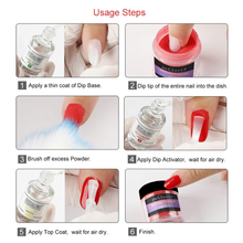 Cargar imagen en el visor de la galería, Juego de 10 colores de polvo para uñas- Rosado