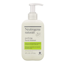 Cargar imagen en el visor de la galería, Limpiador facial diario purificante de Neutrogena Naturals, 6 oz