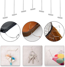 Cargar imagen en el visor de la galería, 120 piezas recto de costura bloqueo peluca T pines y pasadores en C #19