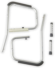 Cargar imagen en el visor de la galería, Riel de seguridad para inodoro ajustable y barra de apoyo