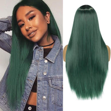 Cargar imagen en el visor de la galería, Pelucas para mujeres con raíces oscuras #30