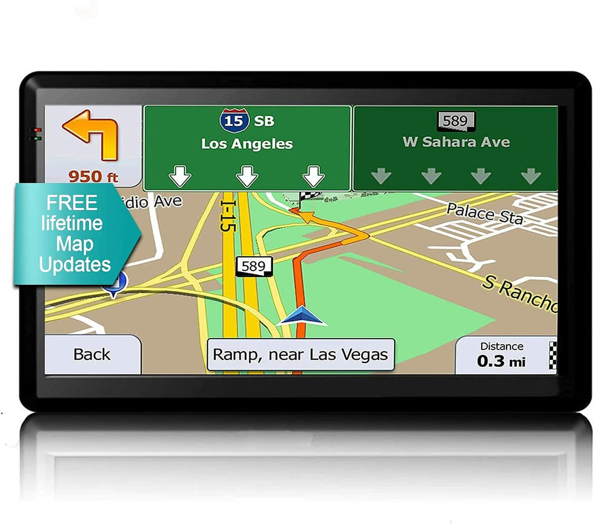 Navegación GPS para Coche, 7 Pulgadas, visualización capacitiva HD GPS,  Sistema de navegación con mapas de por Vida, función de transmisión de Voz  de 8 GB, Alerta de conducción : : Electrónica