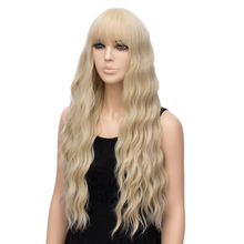 Cargar imagen en el visor de la galería, Peluca de fibra resistente al calor para mujer #28