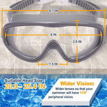 Cargar imagen en el visor de la galería, Gafas de natación para adultos, paquete de 2 gafas NDP60
