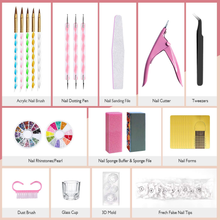 Cargar imagen en el visor de la galería, Kit de uñas acrílicas en polvo de acrílico