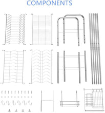 Cargar imagen en el visor de la galería, Estante de secado de platos sobre el fregadero, 2 niveles NDP133