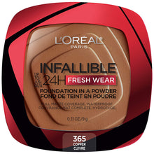 Cargar imagen en el visor de la galería, L'Oreal Paris - Maquillaje base en polvo Infallible Fresh Wear, hasta 24 horas de uso