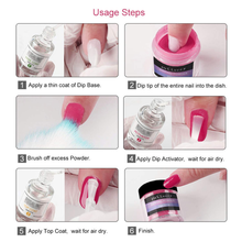 Cargar imagen en el visor de la galería, Juego de 10 colores de polvo para uñas- Azul