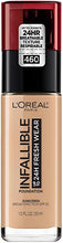 Cargar imagen en el visor de la galería, Maquillaje L'Oreal Paris Infalible hasta 24 horas de base de Fresh Wear