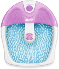 Cargar imagen en el visor de la galería, Conair Foot Pedicure Spa con Masaje de Vibración Calmante, Lavanda/Blanco
