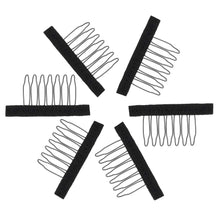 Cargar imagen en el visor de la galería, 120 piezas Peines de Peluca 7 dientes Clips de Peluca de Acero NDP17