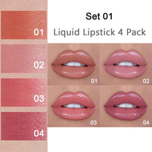Cargar imagen en el visor de la galería, Juego de 8 pintalabios líquido mate NDP80