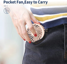Cargar imagen en el visor de la galería, Mini ventilador personal de mano 17 horas 3350mAh pequeño NDP29