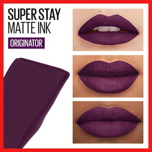 Cargar imagen en el visor de la galería, Lápiz labial líquido Maybelline SuperStay Matte Ink