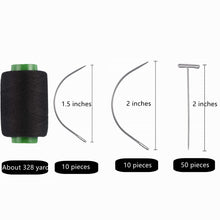 Cargar imagen en el visor de la galería, Juego de 70 agujas para hacer pelucas #1