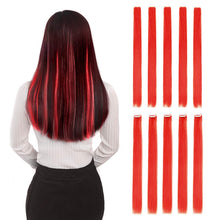 Cargar imagen en el visor de la galería, Extensiones de cabello rectas para highlights NDP-38