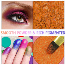 Cargar imagen en el visor de la galería, Paleta de sombra de ojos de 35 colores, paleta de maquillaje pigmentada alta mate y brillo NDP-27