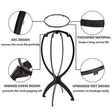 Cargar imagen en el visor de la galería, 2 Soportes plegables para pelucas #34