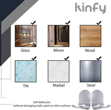 Cargar imagen en el visor de la galería, Juego de 1 soporte de maquinilla de afeitar para ducha de acero inoxidable NDP78