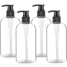 Cargar imagen en el visor de la galería, 4 Botellas de plástico vacías condispensador, 16 oz/500 ml