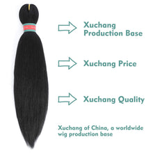 Cargar imagen en el visor de la galería, Cabello trenzado preestirado, extensiones de cabello 24" NDP-4